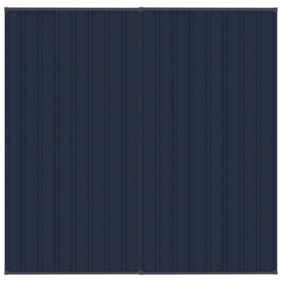 Padoc Câini Exterior cu Acoperiș - Oțel Rezistent