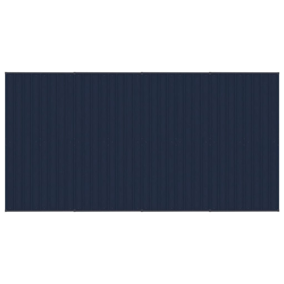 Padoc Câini Exterior cu Acoperiș - Oțel Rezistent