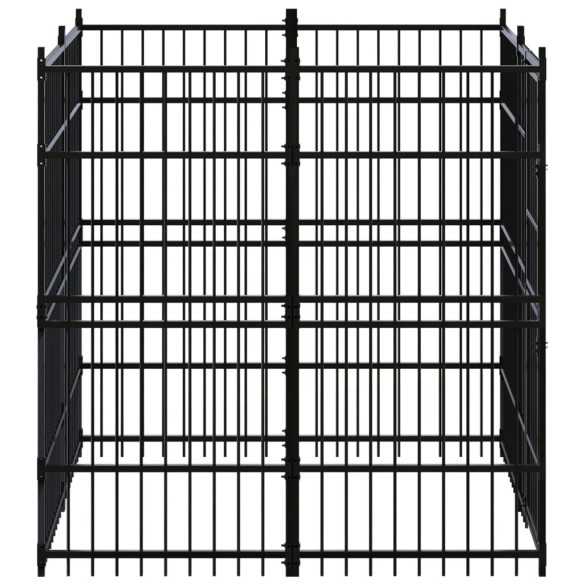 Padoc Câini Exterior Oțel 3.69 m² - Livrare Gratuită