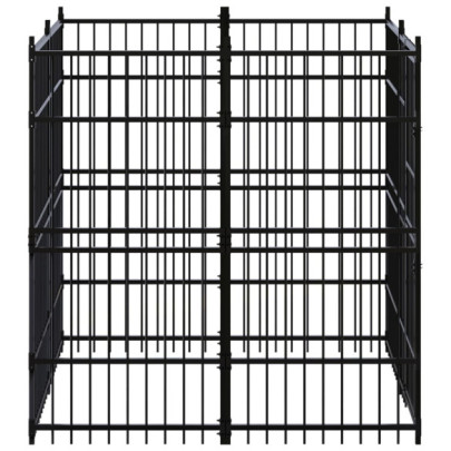 Padoc Câini Exterior Oțel 3.69 m² - Livrare Gratuită