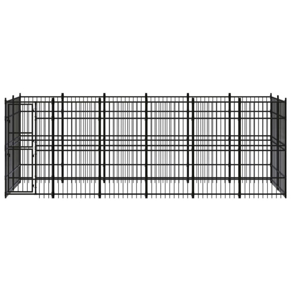 Padoc Câini Exterior 11m² Oțel | Livrare Gratuită