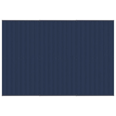 Padoc Câini Exterior cu Acoperiș - Oțel Rezistent - 5,53 m²