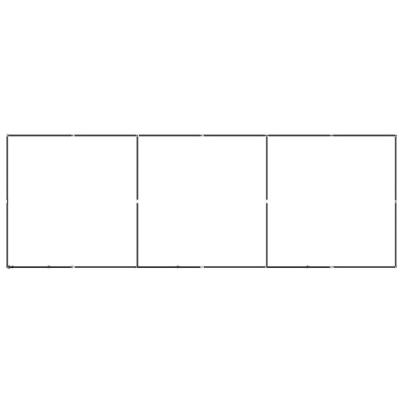 Padoc Câini Exterior 11m² - Oțel | Livrare Gratuită