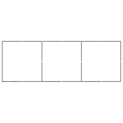 Padoc Câini Exterior 11m² - Oțel | Livrare Gratuită