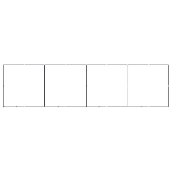 Padoc Câini Exterior 14,75 m² - Oțel | Livrare Gratuită