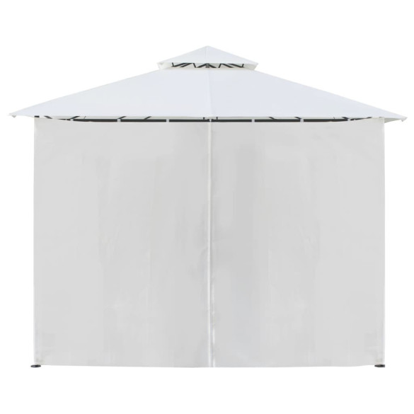 Pavilion cu Perdele Alb 6x3m | Cort Evenimente Exterior