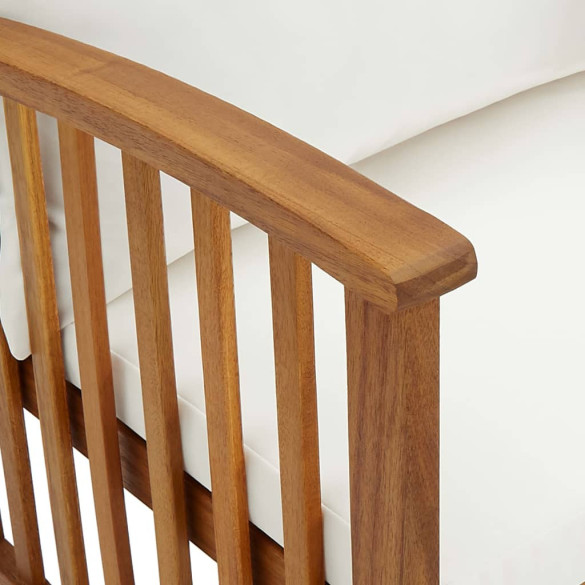 Bancă Grădină Lemn Acacia cu Perne | Livrare Gratuită