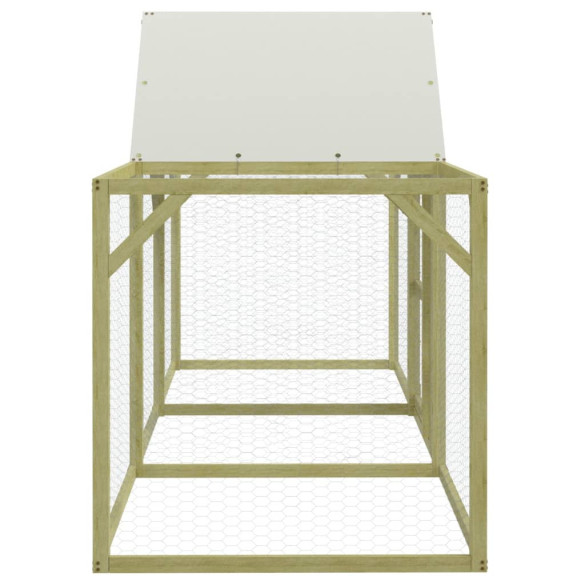 Coteț Găini Lemn Masiv Pin Impregnat 300x100x150 cm
