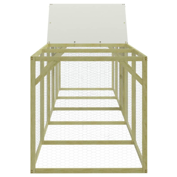 Coteț Găini Lemn Pin Impregnat 500x100x150 cm - Livrare Gratuită