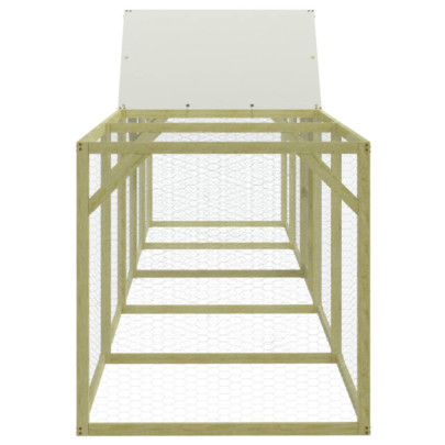 Coteț Găini Lemn Pin Impregnat 500x100x150 cm - Livrare Gratuită