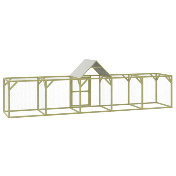Coteț Găini Lemn Pin Impregnat 500x100x150 cm - Livrare Gratuită