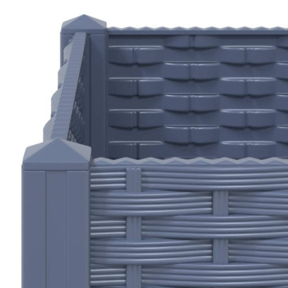 Strat Înălțat Polipropilenă 160x40x38 cm - Livrare Gratuită