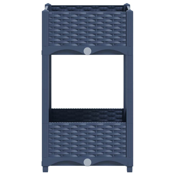 Strat Înălțat Grădină - 120x40x71 cm - Polipropilenă Rezistentă