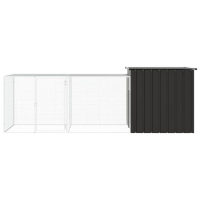 Coteț Păsări Antracit - Oțel Galvanizat | Livrare Gratuită