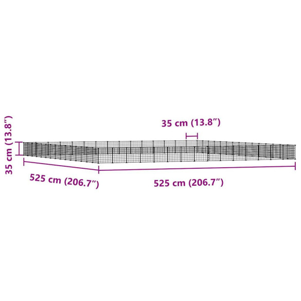 Cușcă Animale Companie Oțel Modular - Livrare Gratuită