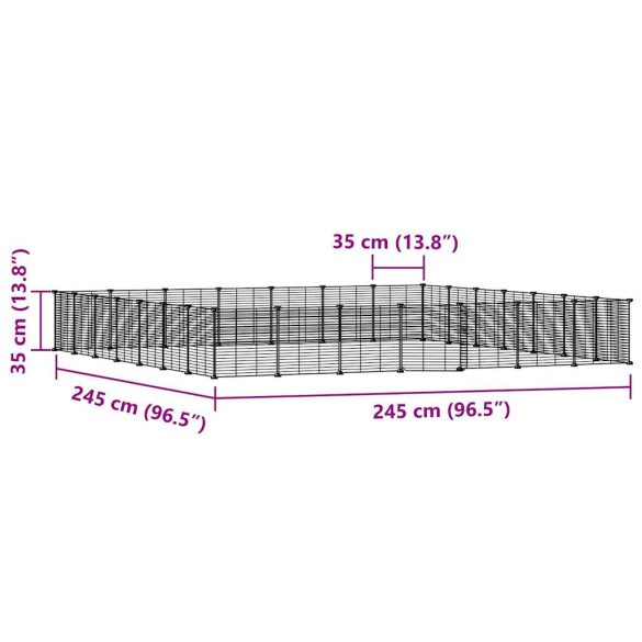 Cușcă Animale Companie Oțel Modular - Livrare Gratuită
