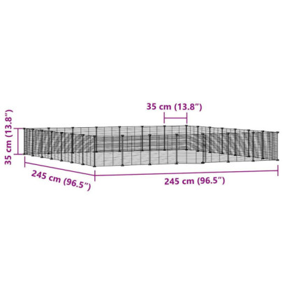 Cușcă Animale Companie Oțel Modular - Livrare Gratuită