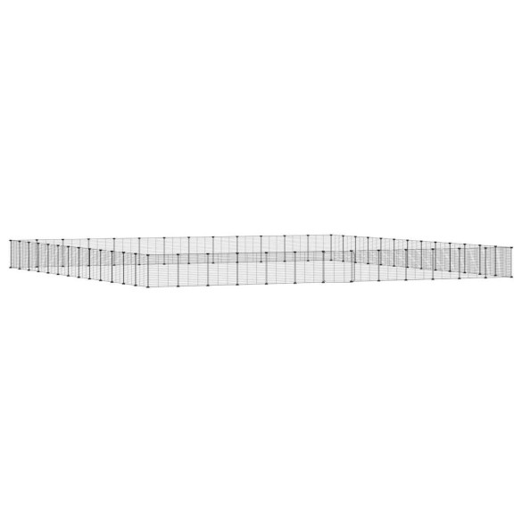 Cușcă Animale Companie Oțel Negru - Asamblare Modulară