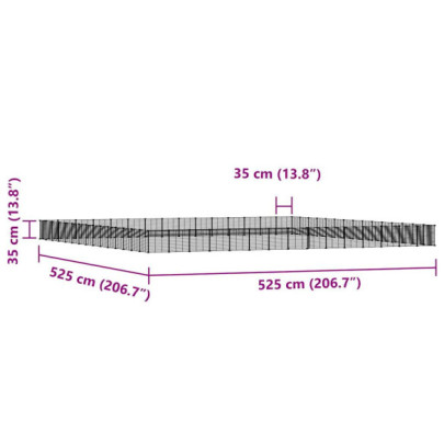 Cușcă Animale Oțel Modulară 60 Panouri Negru 35x35 cm