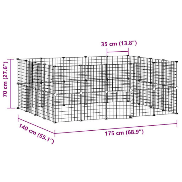 Cușcă Animale Companie Oțel - Asamblare Modulară | Livrare Gratuită