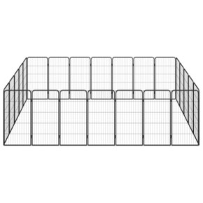 Țarc Câini 24 Panouri Oțel | Spațiu Sigur pentru Animale 2
