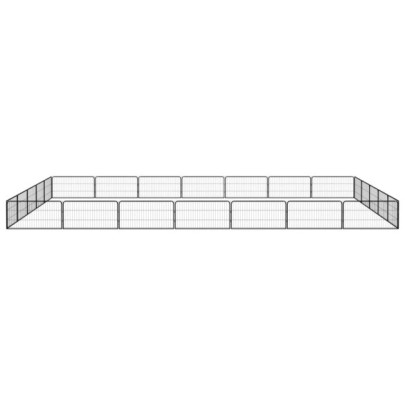 Țarc Câini 24 Panouri Oțel | Spațiu Sigur pentru Animale