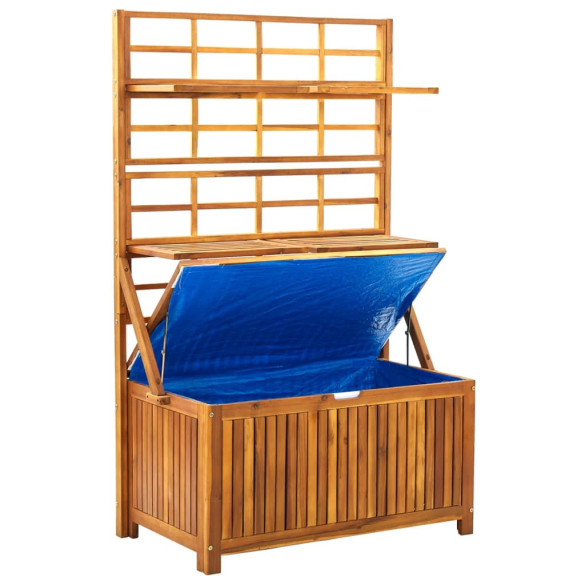 Cutie Depozitare Spalier Lemn Acacia - Livrare Gratuita