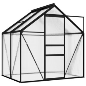 Seră Antracit Aluminiu 2.47m² - Livrare Gratuită 2