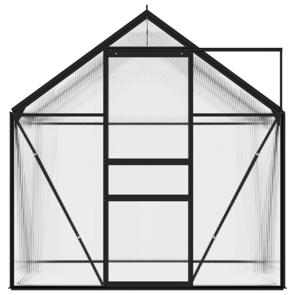 Seră Antracit Aluminiu 2.47m² - Livrare Gratuită Seră Antracit Aluminiu 2.47m² - Livrare Gratuită