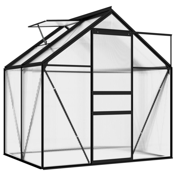 Seră Antracit Aluminiu 2.47m² - Livrare Gratuită Seră Antracit Aluminiu 2.47m² - Livrare Gratuită