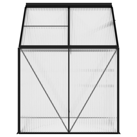 Seră Antracit Aluminiu 2.47m² - Livrare Gratuită Seră Antracit Aluminiu 2.47m² - Livrare Gratuită