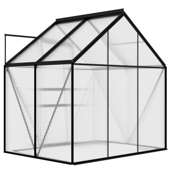 Seră Antracit Aluminiu 2.47m² - Livrare Gratuită Seră Antracit Aluminiu 2.47m² - Livrare Gratuită