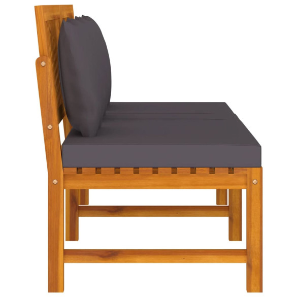 Pat de Zi Lemn Acacia - Canapea Extensibilă Exterior