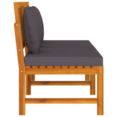 Pat de Zi Lemn Acacia - Canapea Extensibilă Exterior