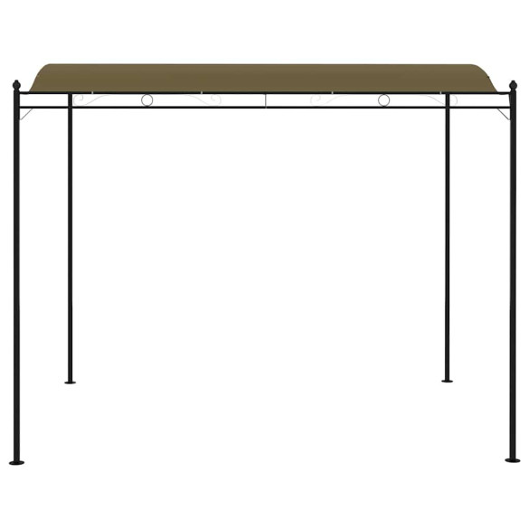 Copertină soare gri taupe 3x2,4m - 180g/m² | Livrare gratuită