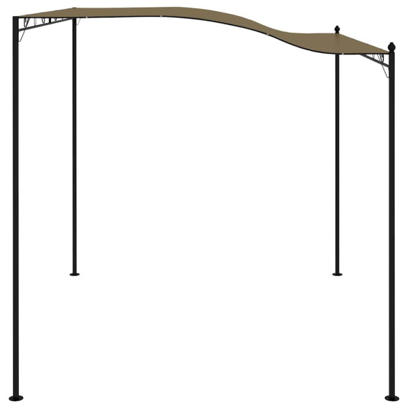 Copertină soare gri taupe 3x2,4m - 180g/m² | Livrare gratuită