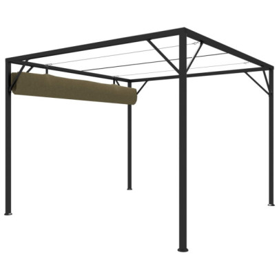 Pavilion Grădină Retractabil 3x3m - Acoperiș Protectie UV