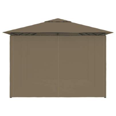 Pavilion Grădină cu Perdele 4x3m - Livrare Gratuită