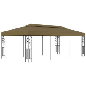 Pavilion Grădină 6x3m Gri Taupe - Rezistent la UV și Apă