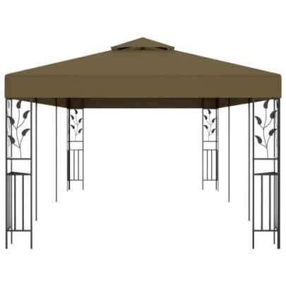 Pavilion Grădină 6x3m Gri Taupe - Rezistent la UV și Apă