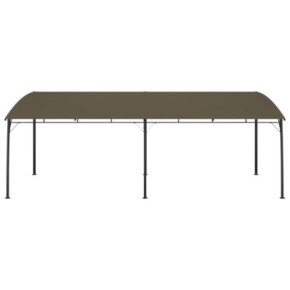 Copertină Pavilion Grădină Gri Taupe 6x3m - Livrare Gratuită 2