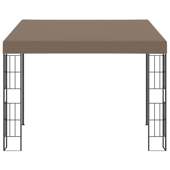 Pavilion Perete 3x3m Gri Taupe - Protectie Soare