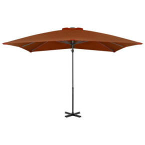 Umbrelă grădină consolă aluminiu - 250x250 cm - Livrare gratuită 2