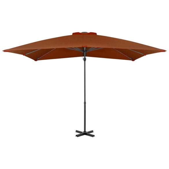Umbrelă grădină consolă aluminiu - 250x250 cm - Livrare gratuită
