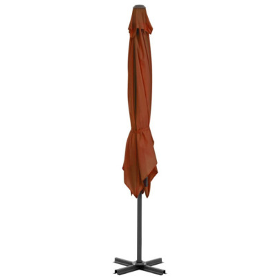 Umbrelă grădină consolă aluminiu - 250x250 cm - Livrare gratuită