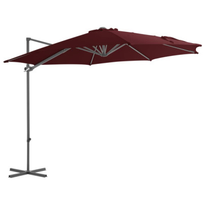 Umbrelă consolă roșu bordo 300 cm - Livrare gratuită