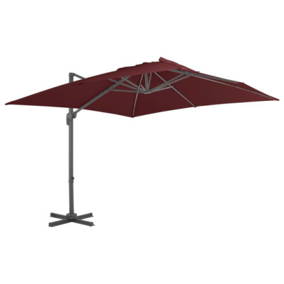Umbrelă suspendată bordo 400x300 cm | Livrare gratuită