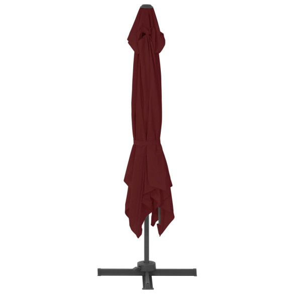 Umbrelă suspendată bordo 400x300 cm | Livrare gratuită Umbrelă suspendată bordo 400x300 cm | Livrare gratuită