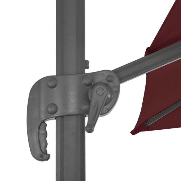 Umbrelă suspendată bordo 400x300 cm | Livrare gratuită Umbrelă suspendată bordo 400x300 cm | Livrare gratuită