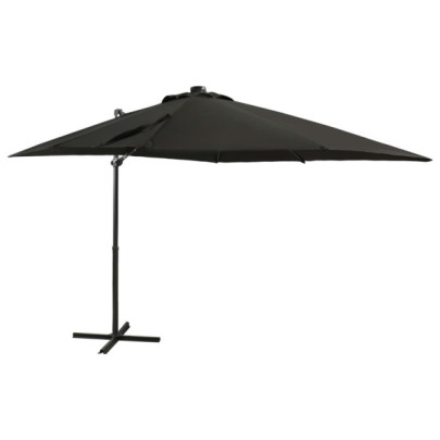 Umbrelă Consolă cu LED-uri Solar 250cm | Livrare Gratuită